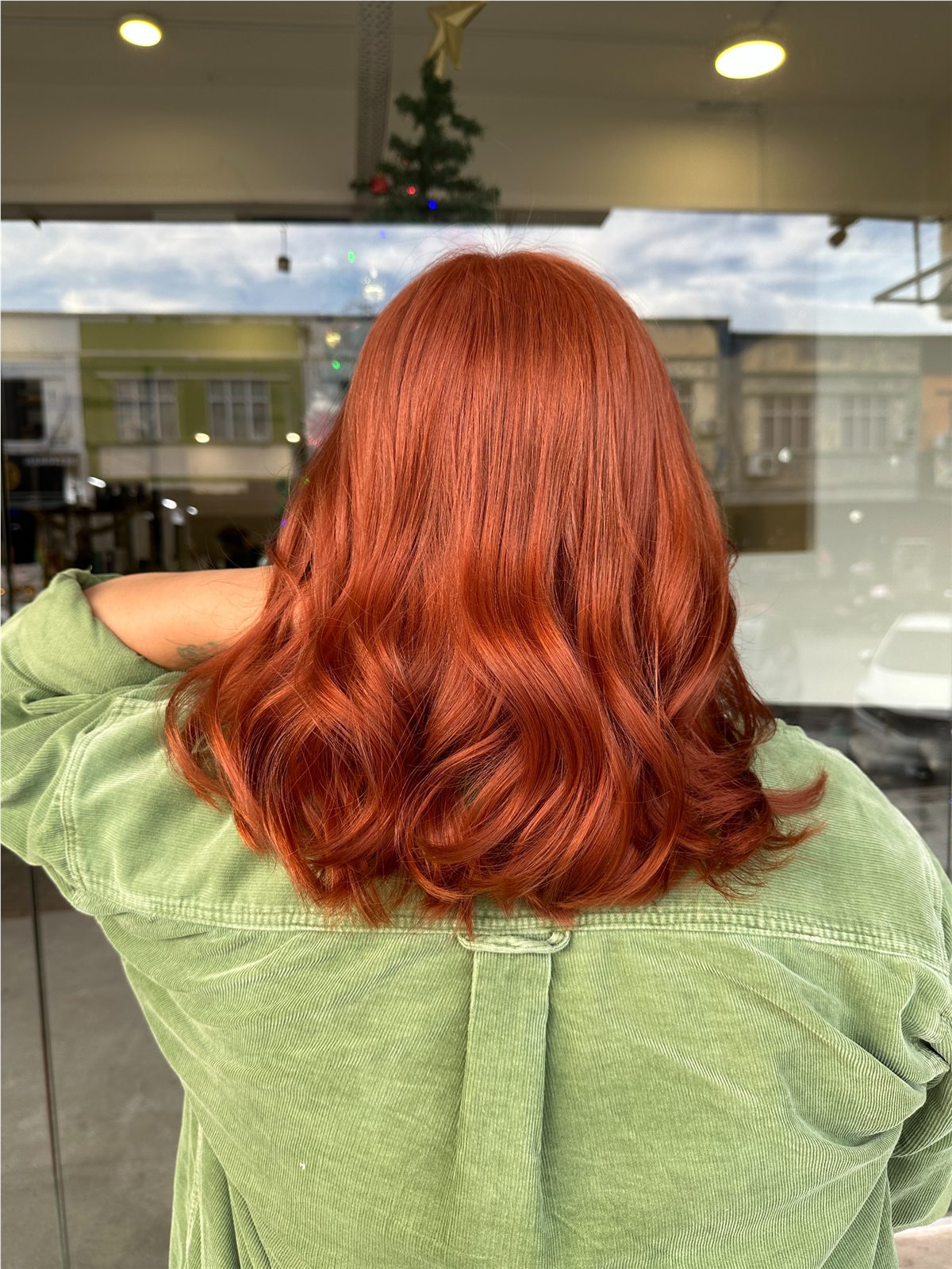 Vivid copper waves